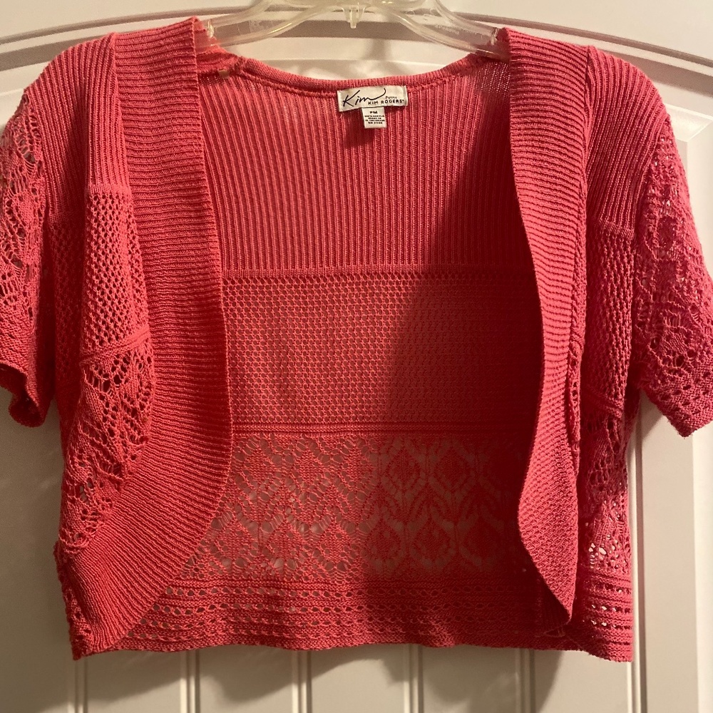 Kim Rogers Light Pink Sweater- Petite Medium